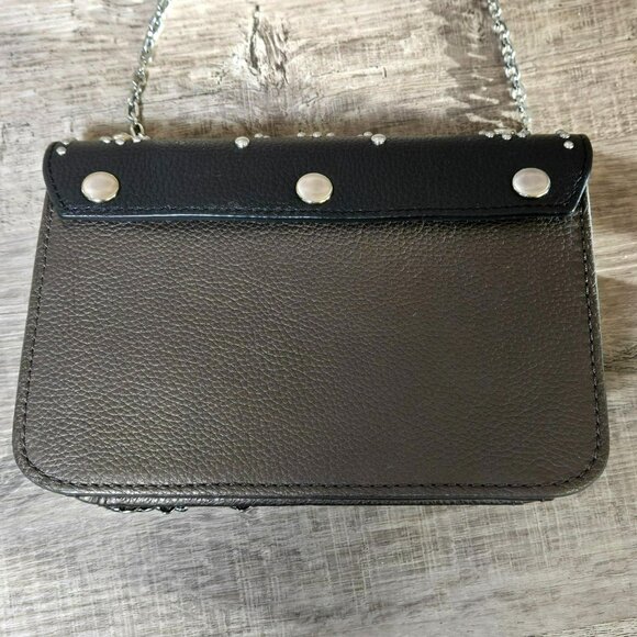 Brighton Star Glam Snappy Flap Mini Bag Crossbody Purse Clutch Studded Jeweled - Picture 4 of 15